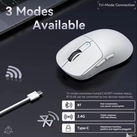 Souris de jeu sans fil ATTACK SHARK X3, trois modes, 49g, ergonomique, pour PC