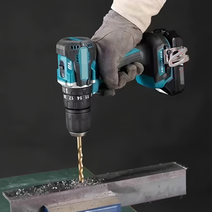 Trapano a Percussione Elettrico Brushless 3-in-1 <span class=keywords><strong>Mak</strong></span> 18V Trapano a Martello Cordless Avvitatore Elettrico per Batteria al Litio Kit di Utensili Elettrici per Uso Domestico - Product Image 4