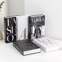 Livres décoratifs modernes en papier simulé avec corde verticale, ornements de bureau pour la maison, accessoires de photographie pour anniversaires