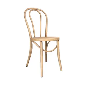 Chaise de salle à manger en fer forgé de style industriel rétro, moderne et minimaliste, chaise de restaurant en métal pour l'extérieur