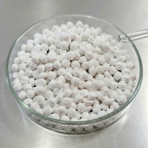 Masterbatch de PP con alta carga de CaCO3, proveedor de relleno plástico para aplicaciones de extrusión e inyección de cinta de rafia - Product Image 2