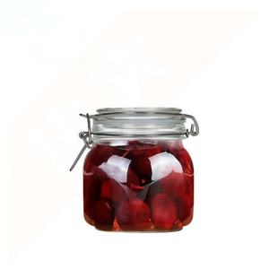 Pot en verre hermétique pour cornichons <span class=keywords><strong>de</strong></span> 500 ml et 750 ml, stockage pratique pour la cuisine et indispensable pour la préparation <span class=keywords><strong>de</strong></span> cornichons <span class=keywords><strong>maison</strong></span> - Product Image 4