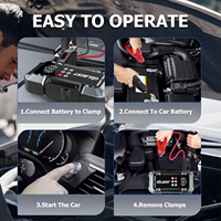 Démarreur de voiture multifonction 26000mAh, pompe à air 150PSI, démarrage 1800A, crête 3750A, essence/diesel 10L, lumière 3 modes
