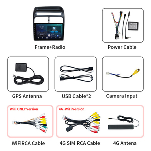 9 pouces 2 Din GPS Audio Android Auto sans fil Carplay stéréo écran tactile lecteur d'autoradio pour <span class=keywords><strong>Fiat</strong></span> Grande <span class=keywords><strong>Punto</strong></span> Linea <span class=keywords><strong>2007</strong></span> ~ 2012 - Product Image 3