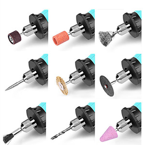 300-teiliges Mini-Gravierstift-<span class=keywords><strong>Set</strong></span> für Jade, Schmuck, Holzschnitzerei, Dentalbohrer, Polieren, elektrischer bürstenloser Schleifer - Product Image 4