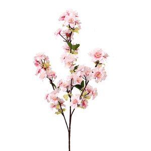 Flor Artificial de Flor de Cerezo Pequeña de 3 Puntas, de Plástico y Seda, Alta Simulación, Decoración para el Hogar, Decoración para Bodas - Product Image 4