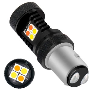 Đèn Xe Đèn Tín Hiệu Đèn Led BA15S 1156 P21W LED 3030 <span class=keywords><strong>SMD</strong></span> 12V 24V Đèn Phanh Bật Đèn Tín Hiệu Màu Vàng DJ037 Cho Ô Tô - Product Image 3