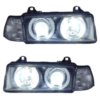 Ensemble de phares au xénon Angel Eye haute luminosité 12V, remplacement de phare automobile pour BMW E36 1995-1998