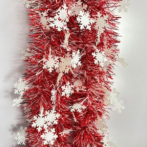 For Cross-border Christmas Decoration Snowflake Six-point <b>Star</b> Shape Plastic Home Decoration Thickened Encrypted Color <b>Belt</b> - Product Image 6