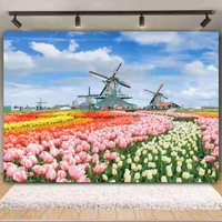 Bunga Sakura Musim Semi Pemandangan Alam Latar Belakang Fotografi Taman Bunga Tulip Latar Belakang Foto Pemandangan Hutan