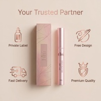 Sérum de croissance des cils et des sourcils au peptide liposomique, marque privée, 3% Redensyl Capixyl, activateur de croissance des cils, sans prostaglandine, vente en gros