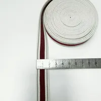Sangle élastique en chevron 100 % polyester écologique personnalisée pour ceinture de yoga et vêtements de fitness sculptants – Marque Xinweilong