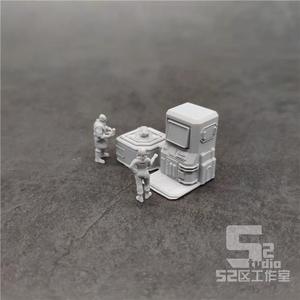 ชุดอุปกรณ์คอนโซลควบคุมพิมพ์ด้วยพีวีซีความแม่นยำสูง RG HG 1/144 ชุด 3 ชิ้น ฉากโรงเก็บเครื่องบิน - Product Image 6