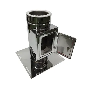 Twin Wall Flue Chimney Sysyem For Wood Stove Chimney Kit