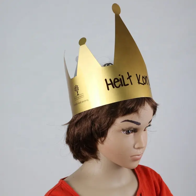 Festa di compleanno cappello di carta buon compleanno corona per bambini adulti feste decorazioni
