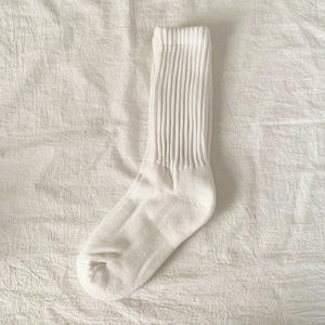 Chaussettes en tricot rayées vintage, motif vertical ondulé, style japonais, coton du Xinjiang, chaudes, respirantes, gros fil - Product Image 4