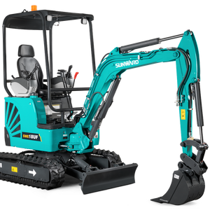 Miniexcavadora usada de China 1.8TON Sunward SWE18UF Excavadora de orugas de segunda mano SWE18 SWE25 Maquinaria usada para la construcción de edificios - Product Image 1