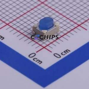 TS-1145-C-B Tactile Switch SMD Switch Single Pole Single Throw Oval Button 2.6N Vertical Mount - Product Image 1