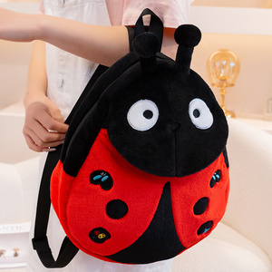 Enfants coccinelle en peluche <span class=keywords><strong>sac</strong></span> à <span class=keywords><strong>dos</strong></span> dessin animé peluche jouets <span class=keywords><strong>sac</strong></span> à <span class=keywords><strong>dos</strong></span> enfants mignon belle <span class=keywords><strong>maternelle</strong></span> enfants sacs - Product Image 3