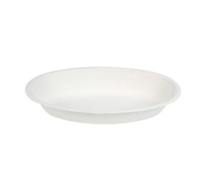 Tazón Ovalado Premium de 29oz de Bagazo, Desechable, Biodegradable, Apto para Microondas, Resistente al Calor, Duradero, para Restaurantes y Camping - Product Image 1