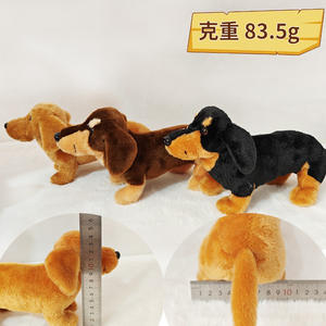 Mascota <span class=keywords><strong>salchicha</strong></span> perro Dachshund peluche Animal <span class=keywords><strong>cachorro</strong></span> simulación perro peluche juguete - Product Image 3