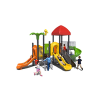 Tobogán Infantil Comercial para Exteriores EN1176, Plástico LLDPE de Grado Alimenticio, Barniz Resistente a Altas Temperaturas, Equipo para Parques Infantiles
