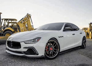 Faldas laterales de fibra de carbono para <span class=keywords><strong>Maserati</strong></span> Ghibli Sedan <span class=keywords><strong>4</strong></span> puertas 2014-2021 - Product Image 6