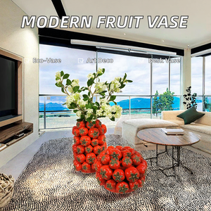 Vases en céramique de style Art Déco moderne et simple, en forme de fruits amusants, pour la table, en gros, directement du fabricant - Product Image 2