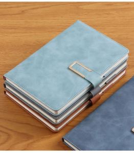 2025 2024 Customizable Logo PU <b>A5</b> Multicolor Business Planner <b>Diary</b> Leather Cover Hardcover Custom Loose-leaf Journal Gift - Product Image 1