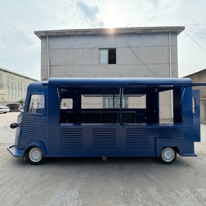 Nouveau camion de restauration vintage Citroën certifié CE, pour café, panini, cuisine chinoise, crêpes et glaces pilées - Product Image 6