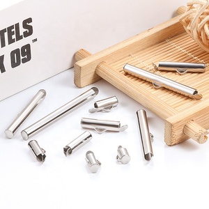 보석 발견 및 매력 구슬을위한 방수 스테인레스 스틸 카라비너 비드 체인 튜브 걸쇠 배럴 - Product Image 3