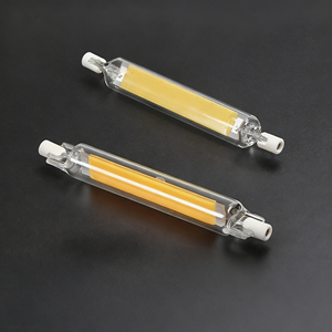 Hot Sale <strong>LED</strong> R7S <strong>COB</strong> <strong>Lamp</strong> <strong>Bulb</strong> 20w 10W 118mm Glass Tube 5W 78mm Double-ended <strong>Dimmable</strong> White 2700-6500K - Product Image 1