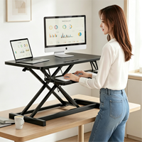 Bureau d'ordinateur portable sur pied, bureau réglable, bureau d'ordinateur pliable, bureau de travail, support de hauteur réglable, poste de travail mobile réglable