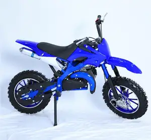 Dirt Bike 49cc Pit Bike 2 temps Enfants Essence Haute Qualité Cross Mini Moto Motard Dirt Bike