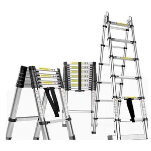 4步高品质耐用屋顶焊接固定宽步码头铝折叠船码头梯子