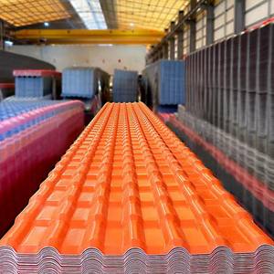 무료 샘플 0.3 Mmm-3mm 부식 및 내열성 PVC 루핑 시트 작업장 및 창고 용 3 층 Upvc 시트 - Product Image 6