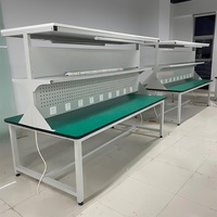 Offre Spéciale de travail en fer antistatique de styles divers et établi en aluminium avec lumières LED