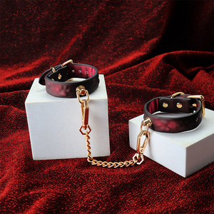SM Bondage 3D Cat Claw Temperature-Sensitive Color-Changing <b>Leather</b> <b>Handcuffs</b> for Men and Women Adult Sex Toys Drop Shipping - Product Image 1