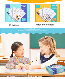 Tarjetas de aprendizaje para niños, juguete educativo con letras del alfabeto, cognitivo, escritura a mano, más Popular, 2021 - Product Image 4