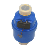 KAIFENG Best-Sale Vertical Volumetric Water Meter Full Brass IP68 OEM Cold Water Meter Household R200 DN25