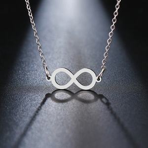 In Acciaio Inox Simboli Infinite Collana Bella Chic Infinity Collane Del Pendente Per I Monili Delle Donne - Product Image 3