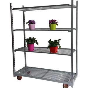 Carros de Flores Daneses de la Marca Elites, Acero Galvanizado en Caliente, Capacidad de 500 kg, Carro Multiusos de Varias Capas - Product Image 1