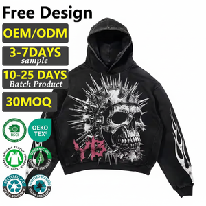 Custom Plain Winter Printed Sun Faded Men Hoodies Calidad Premium Nuevo diseño 100% Algodón Unisex - Product Image 1