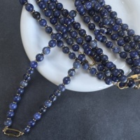Collier artisanal personnalisé vintage en pierre naturelle de quartz rose, étanche, avec entretoise en or, bijoux unisexes de style bohème pour marques DTC