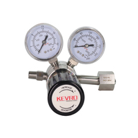 Régulateur haute pression pour bouteilles de gaz CGA580 1/4"NPT (acétylène, propane, méthane, hydrogène, oxygène, azote, argon, hélium, GPL) KEVRO