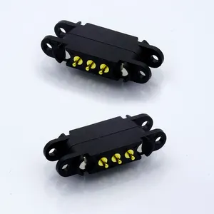 3p conector impermeável alta corrente magnética masculino e feminino titulares carregamento tesouro magnético POGO PIN conector atacado