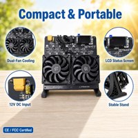 Vente en gros NerdOCTAXE Rev 3.1 Bitcoin Solo Miner 12TH/s 200W Silent ASIC SHA256 Machine de minage silencieuse pour la maison et le bureau, directement de l'usine