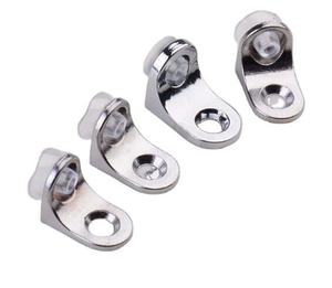 GQK Vente de haute qualité en alliage de zinc à une tête cylindrique pour panneau de verre Support d'étagère Connecteur Accessoires de quincaillerie Armoires - Product Image 6