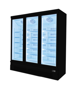 Aliments congelés Double trois portes Unité inférieure Congélation Stockage Affichage Congélateur Réfrigérateur - Product Image 4
