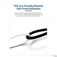 Câble de données USB-A vers USB-C Type-C doublement blindé avec conducteur tressé à 4 cœurs en film d'aluminium anti-interférence